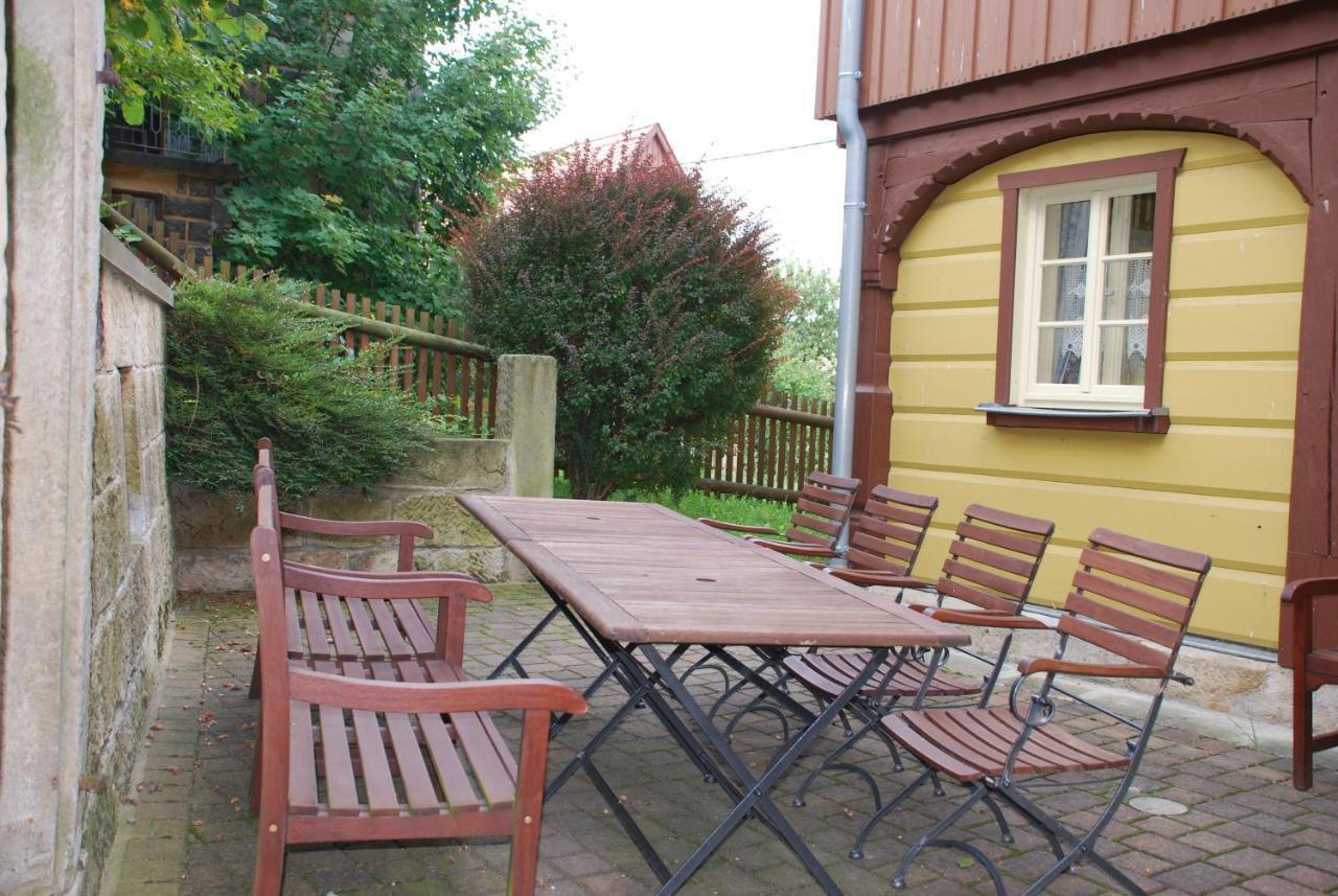 Fh Am Osterbrunnen Hotel Hinterhermsdorf Luaran gambar