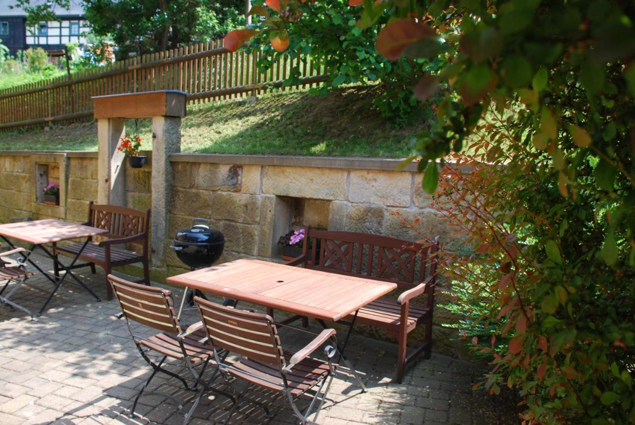 Fh Am Osterbrunnen Hotel Hinterhermsdorf Luaran gambar